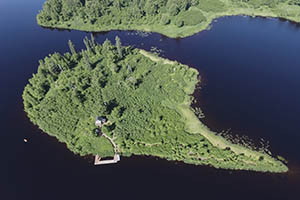 Solitude Island Retreat fly-in Alaska cabin